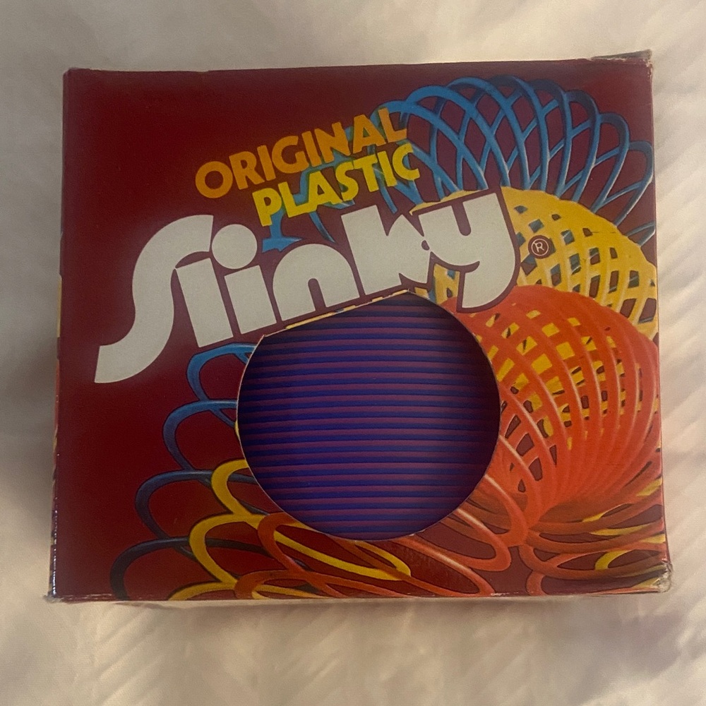 Slinky Original Plastic Toy - Vibrant Purple and Orange